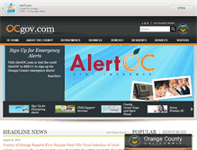 Tablet Screenshot of ocgov.com